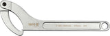 Raktas užmetamas šarnyrinis Cr-V, 120-180 mm (YT-01674)