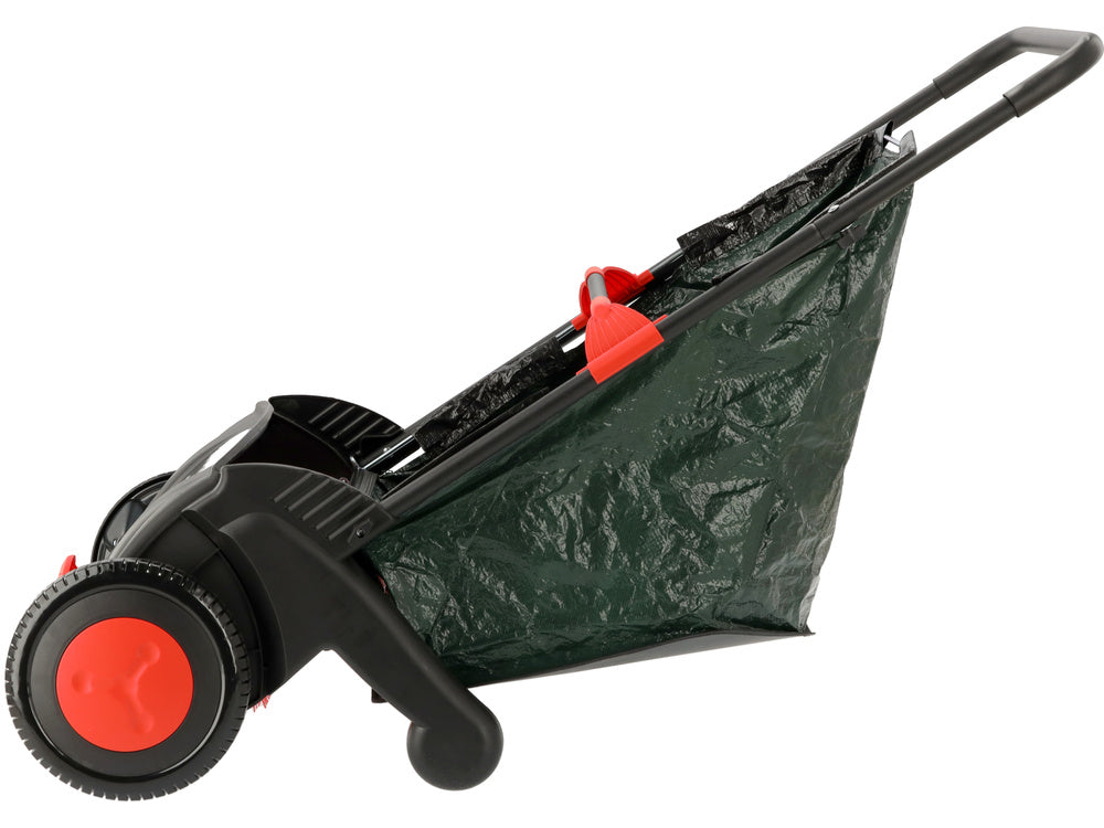 Žolės ir lapų surinktuvas mechaninis | 40 cm | 100 l (YT-86660)