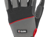 GLOVES WITH SILICONE DOTS S. 10 (YT-74666)