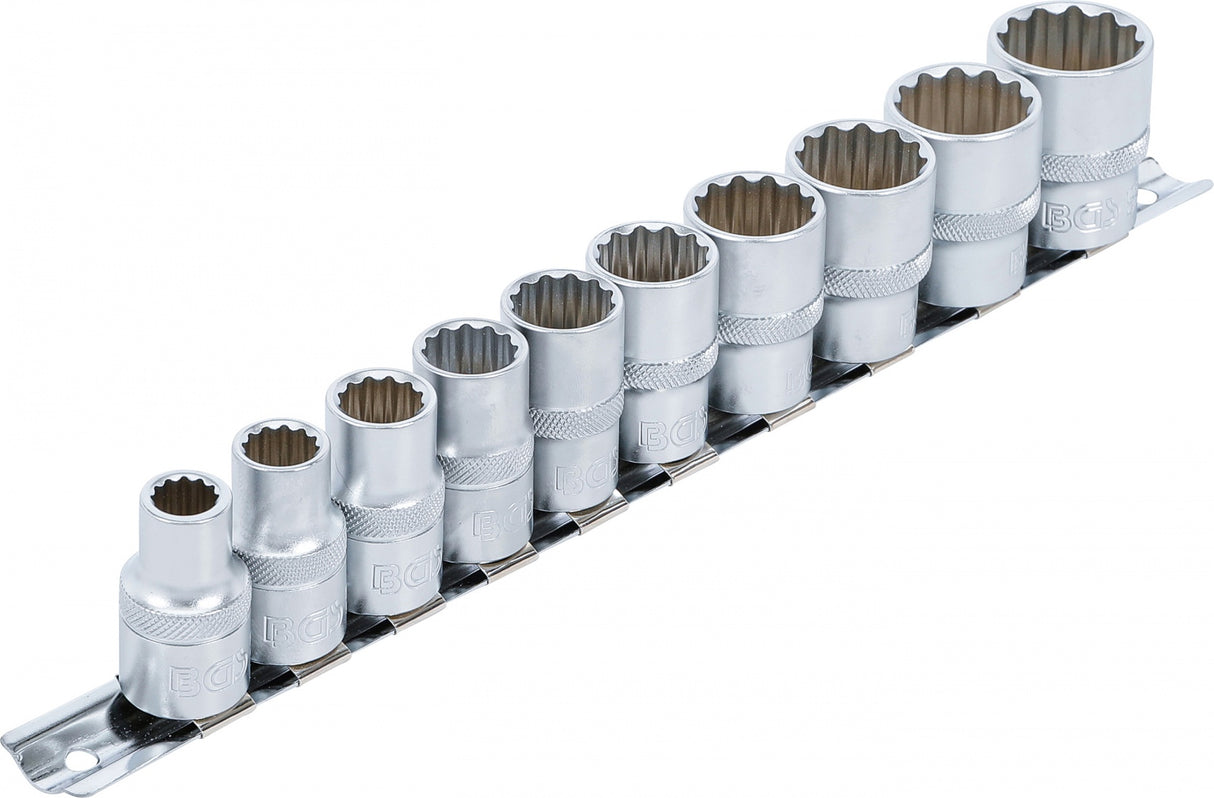 Colinių galvučių rinkinys 12 kampų | 12,5 mm (1/2") | 3/8" - 15/16"| 10 vnt. (9114)