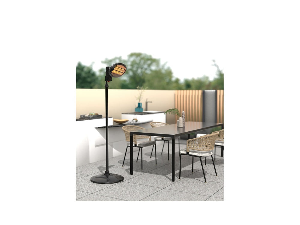 Infraraudonųjų spindulių šildytuvas | mobilus | 2000W (68792)