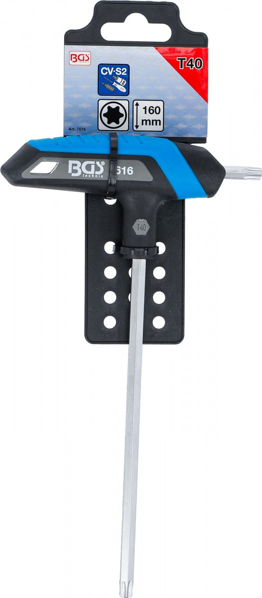 Atsuktuvas su T formos rankena | T-Star (Torx) | T40 (7616)