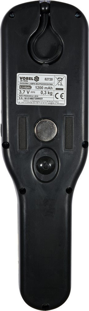 Darbo lempa akumuliatorinė | plokščia | Ni-MH 7.2V | 600mAh | 36 Led (82720)