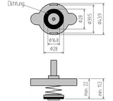 Spaudimo adapteris | Ford, Honda, Hyundai, Lexus, Mazda, Mercedes-Benz, Mitsubishi, Nissan, Peugeot, Subaru, Suzuki, Toyota (8027-4)