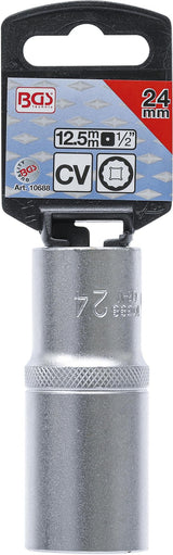Galvute ilga 12 kampų | 12,5 mm (1/2") | 24 mm (10688)