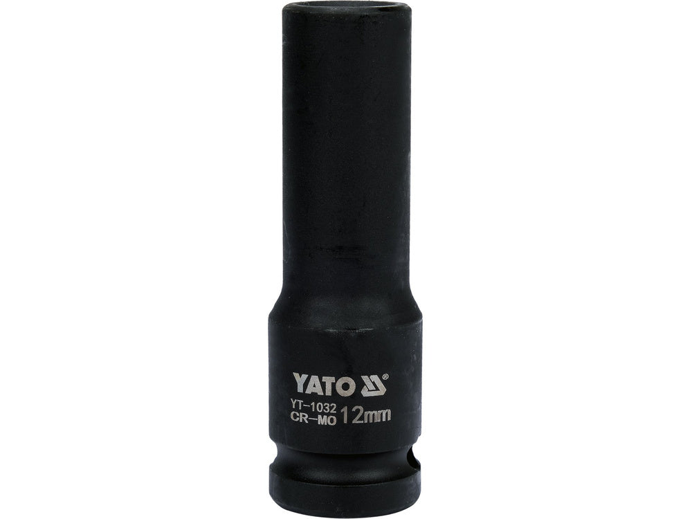 Galvutė smūginė šešiakampė ilga | 12,5 mm (1/2") | 12 mm (YT-1032)