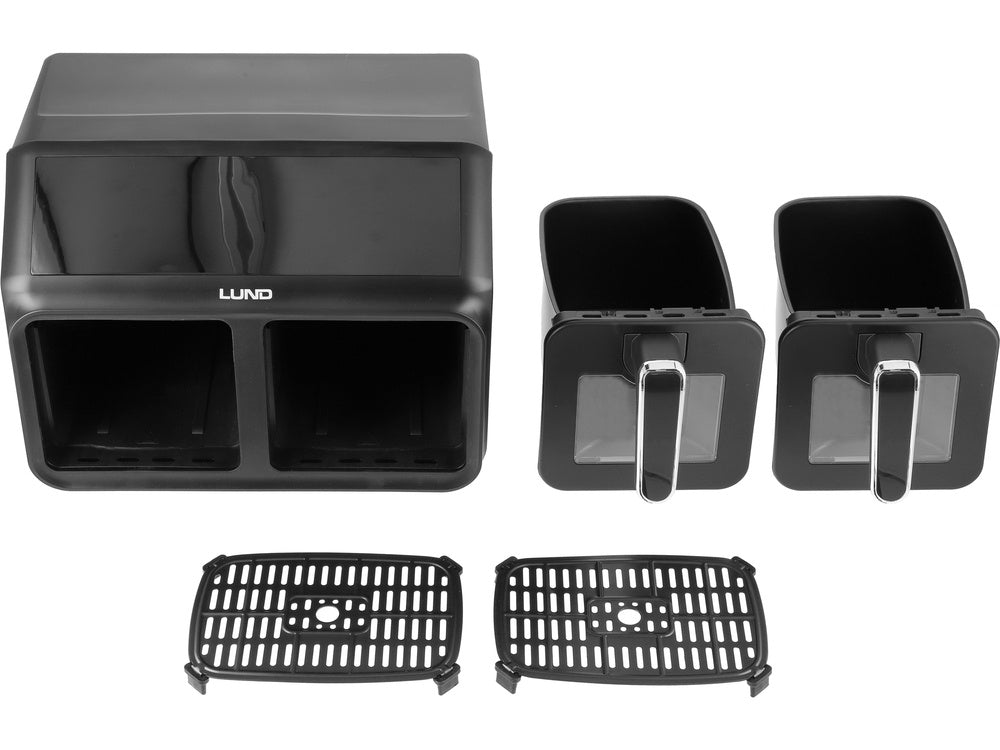 Karšto oro gruzdintuvė | 2200W | 4L + 4L (67563)