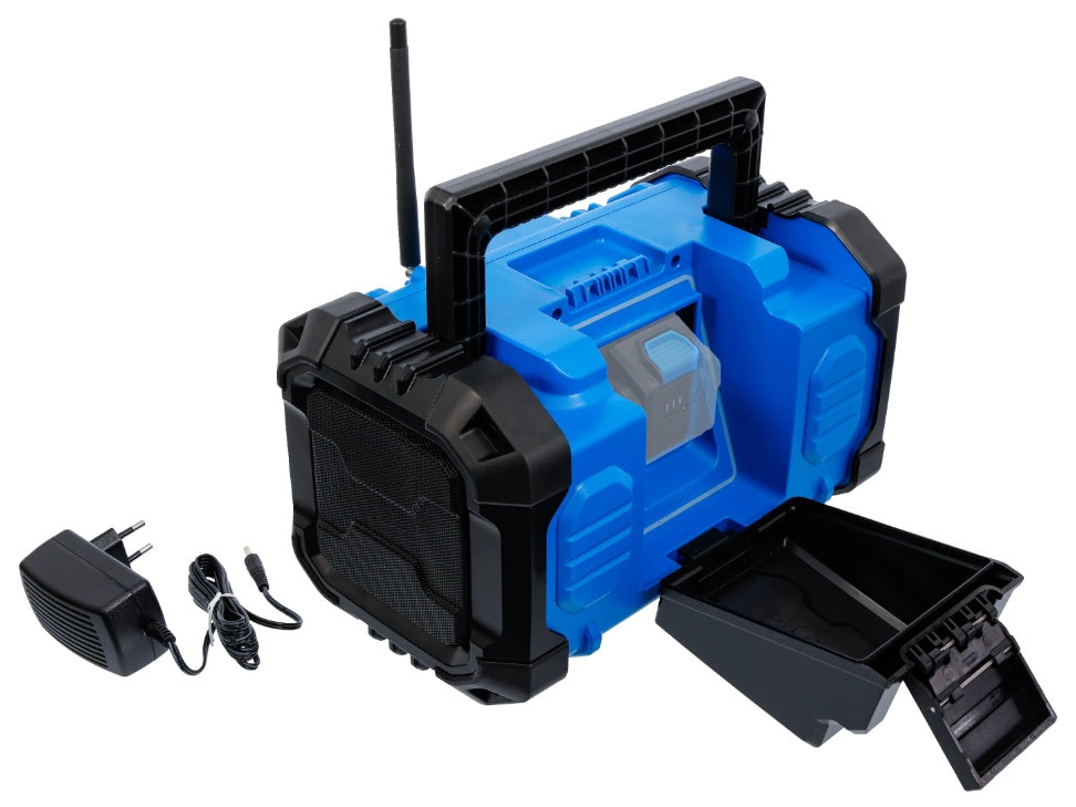 CORDLESS DAB RADIO | HYBRID | 18 V AND 230 V | WITHOUT RECHARGEABLE BATTERY (7387)