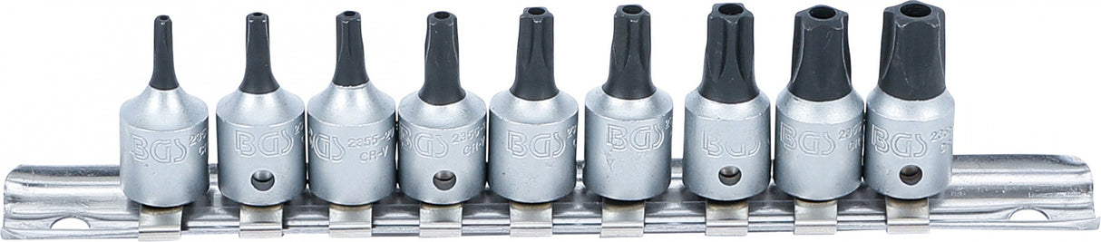 Набор бит | 6,3 mm (1/4") | TS-Star (Torx Plus) TS10 - TS50 | 9 шт.