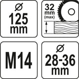 Защита от пыли для резки | M14 | 125 mm