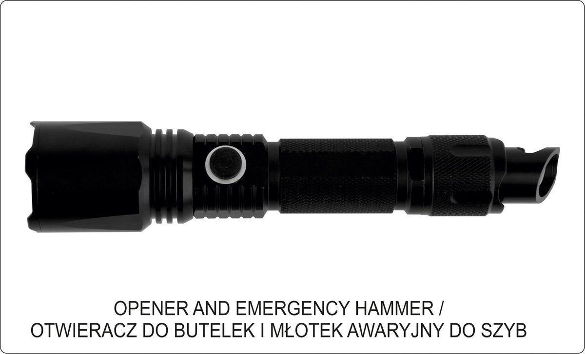 Prožektorius 10W 900LM IP64, LI-ION 3,7V 2200MAH  200M, POWERBANK, ZOOM | Akumuliatorinis (YT-08559)