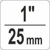 Струбцина с винтом "C" типа 1", 25 mm