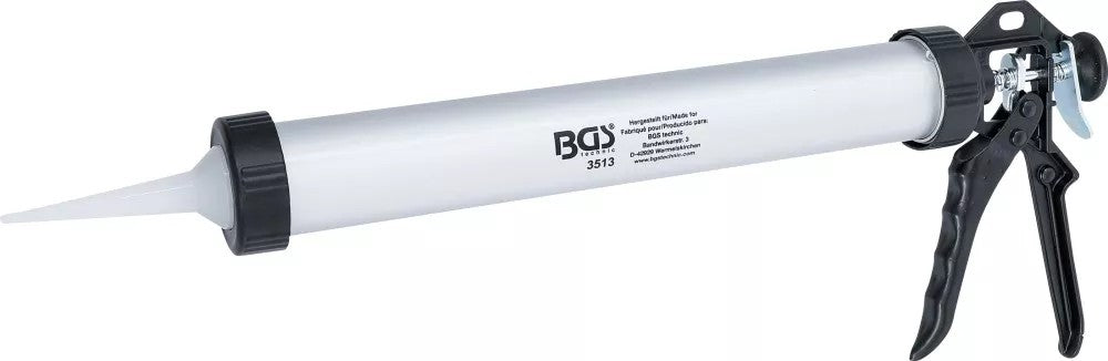 Pistoletas silikonui kasetėms aliuminis | 380 mm (3513)