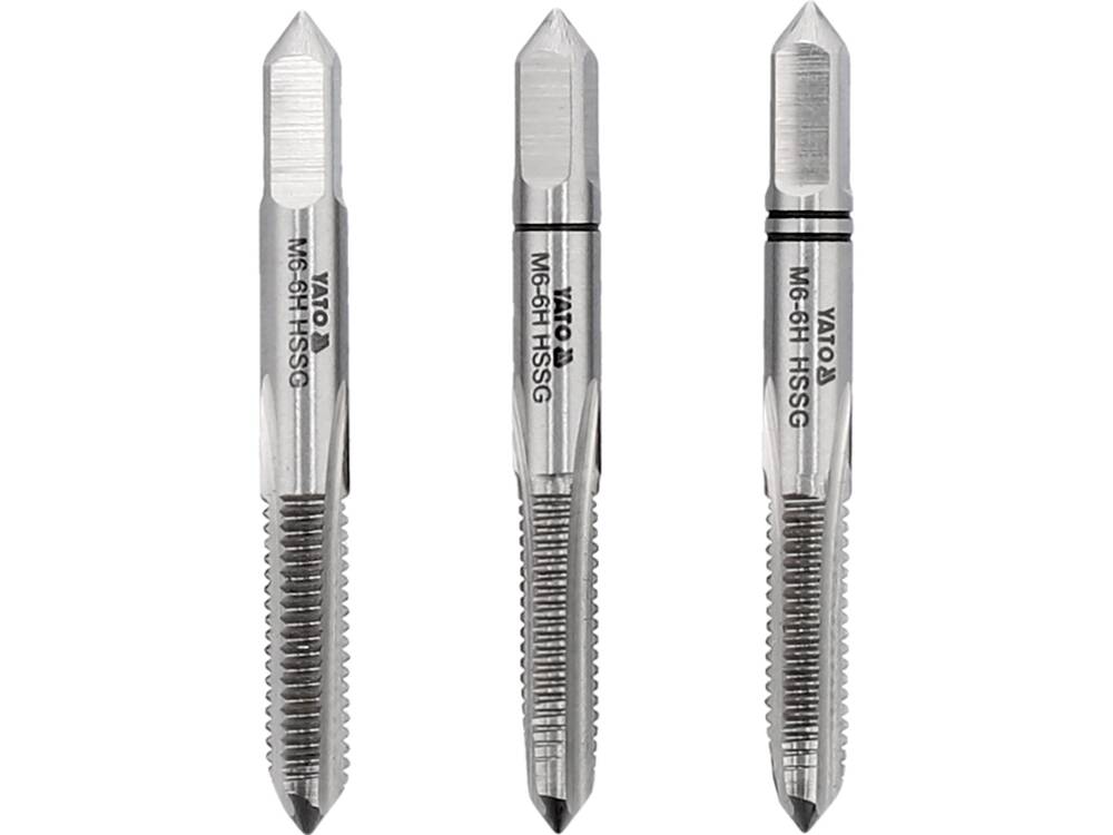 HAND TAP M6 / 3PCS HSS M2 (YT-2933)
