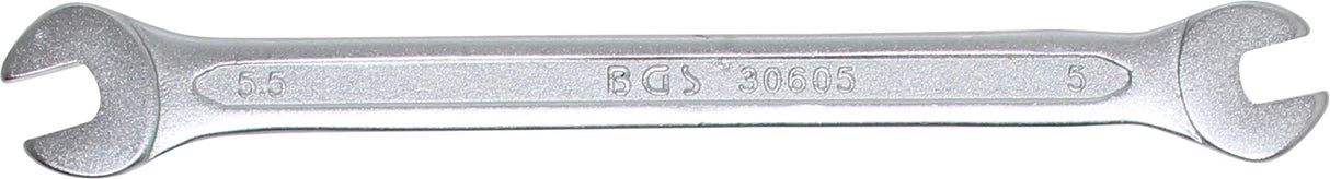 DOUBLE OPEN END SPANNER | 5X5.5 MM (30605)