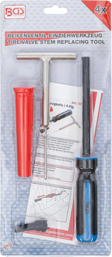 TYRE VALVE INSERTING TOOL SET | 4 PCS. (8766)