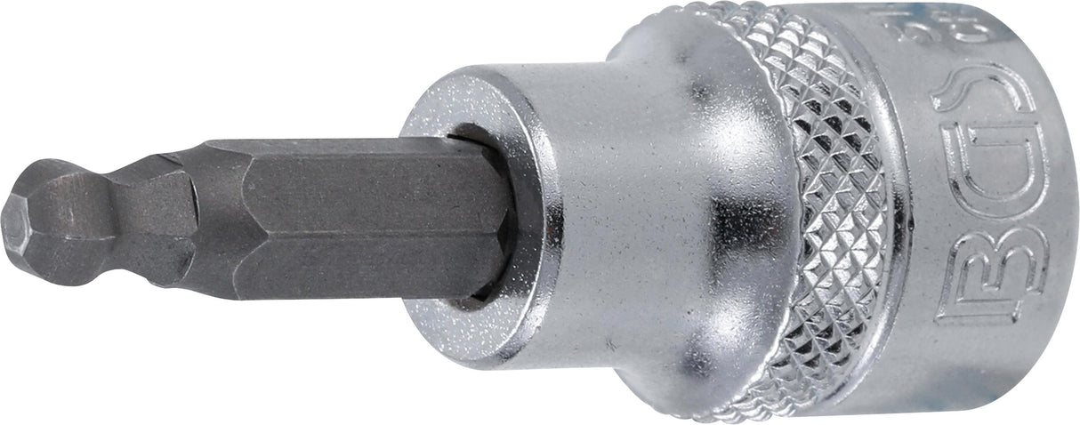 Antgalis įpresuotas į galvutę | 10 mm (3/8") | hex šešiakampis su šarnyru 5 mm (5112)