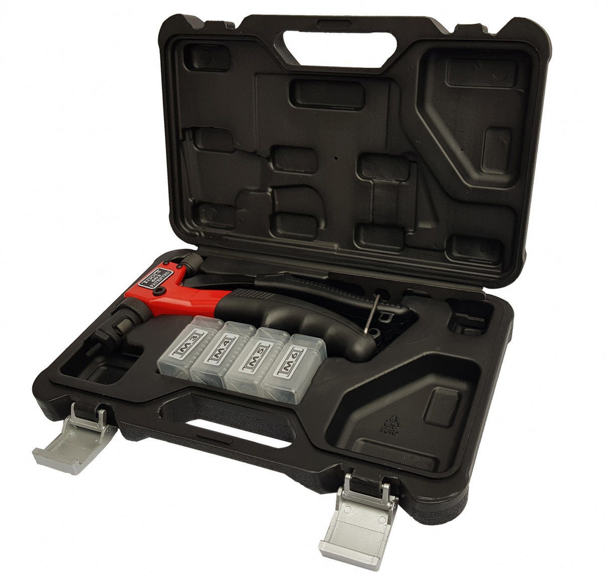 Kniediklis srieginėms kniedėms lagamine profi | M3 / M4 / M5 / M6 (NR200A-2)