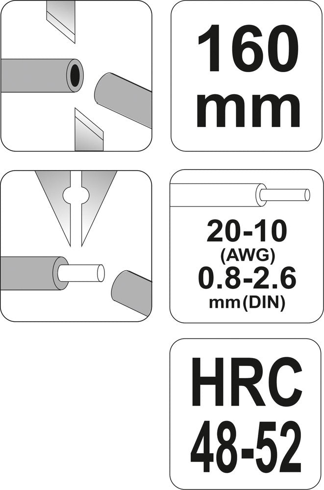 Клещи для зачистки проводов | 20-10 AWG | 160 mm