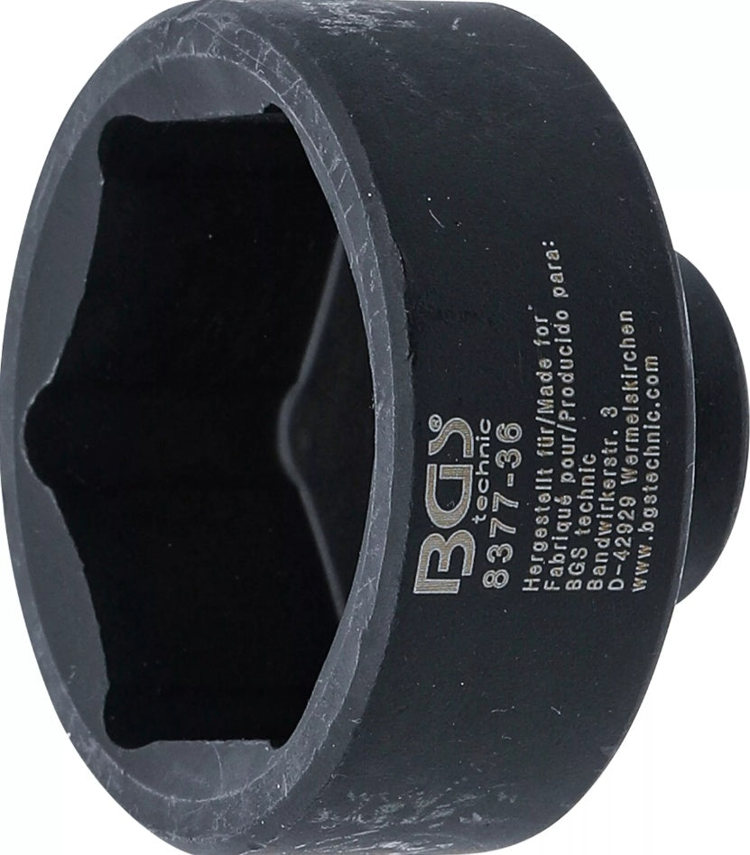 Головка для фильтра | 6 граней | Ø 36 mm