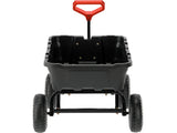 Sodo vežimėlis su savivarčiu XL 350 kg, 10 colių ratai (YT-86960)