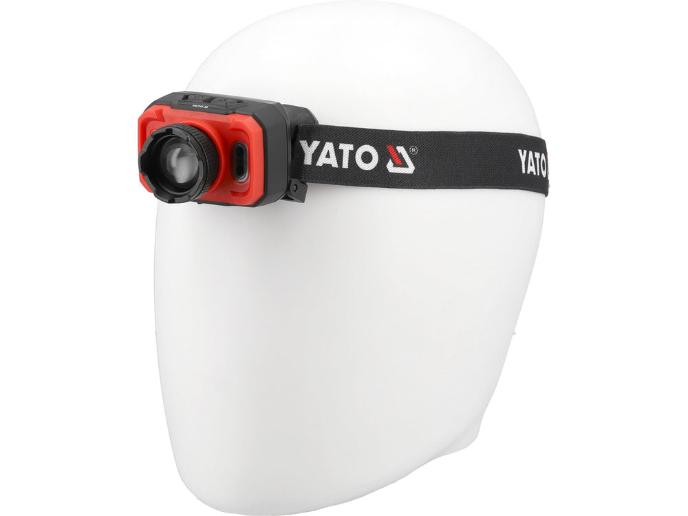 Lempa dedama ant galvos | 600LM AKU / judesio daviklis  | LED (YT-085941)