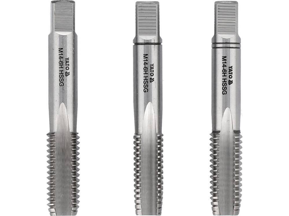 Sriegikliai 3vnt.M14x2, HSS/M2 (YT-2940)