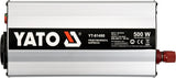 Automobilinis įtampos inverteris | 12/230V 500W (YT-81490)
