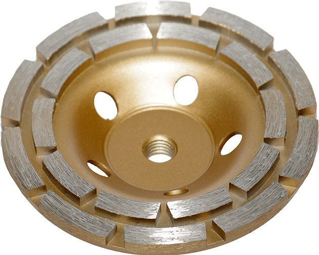 Алмазный шлифовальный диск | тарельчатый | двухрядный | M14x125 mm