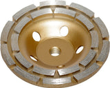 Алмазный шлифовальный диск | тарельчатый | двухрядный | M14x125 mm