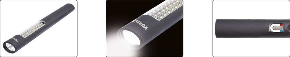 Рабочая лампа тонкая | с магнитом | 36 + 1 LED