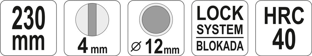Клещи для хомутов охлаждающих шлангов | 230 mm