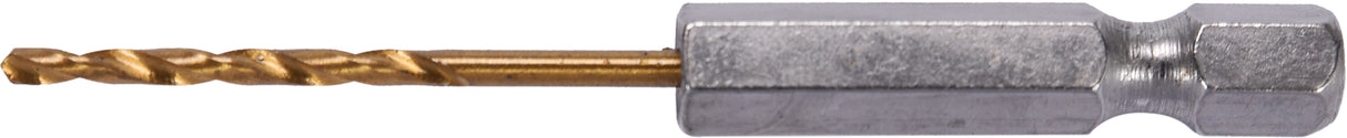 Сверло по металлу с хвостовиком Hex 6.3 mm (1/4") HSS-TiN | 2.0 mm