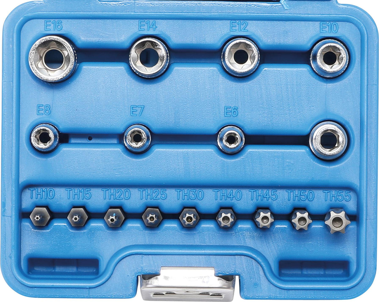 Antgalių rinkinys | E-Type / T-Star (Torx) | 17 vnt. (5023)