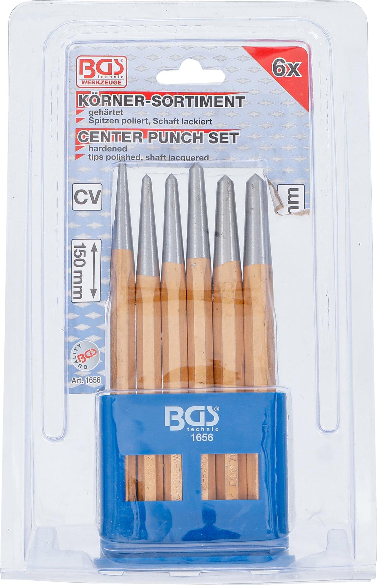 CENTRE PUNCH SET | 6 PCS. (1656)