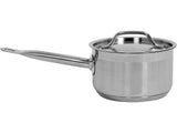 Puodas su rankena ir dangčiu | nerūdijančio plieno | 16 x 9,5 cm | 1,9 l (YG-00060)