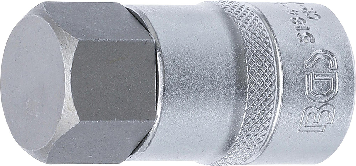 Бита, запрессованная в головку | 12,5 mm (1/2") | шестигранник 24 mm