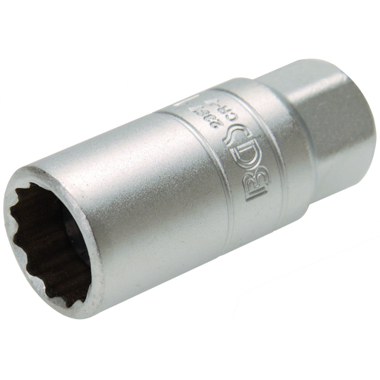Galvutė žvakėms su guminiu laikikliu, 12 kampų | 10 mm (3/8") | 18 mm (2387)