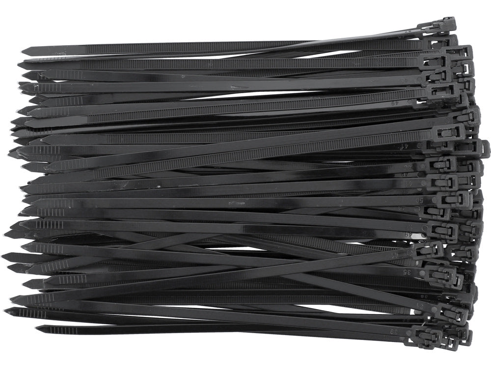 RELEASABLE CAB TIES 4,8X200MM 100PCS BLA (YT-70671)