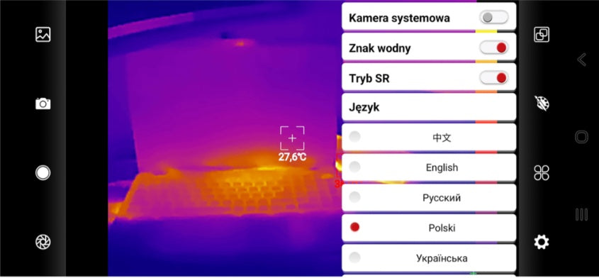 Miniatiūrinė termovizinė kamera | 256X192 (512X384) 25HZ USB-C (YT-72930)