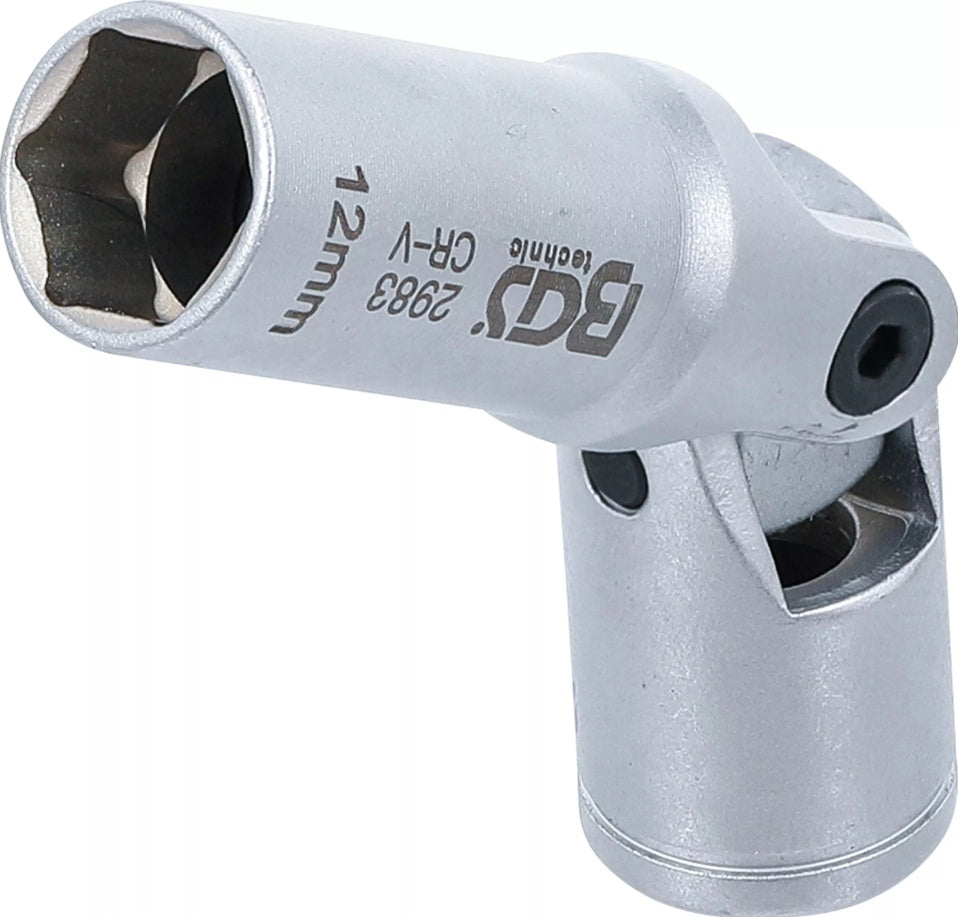 Galvutė kaitinimo žvakėms dvylikakampė šarnyrinė | 10 mm (3/8") | 12 mm (2983)