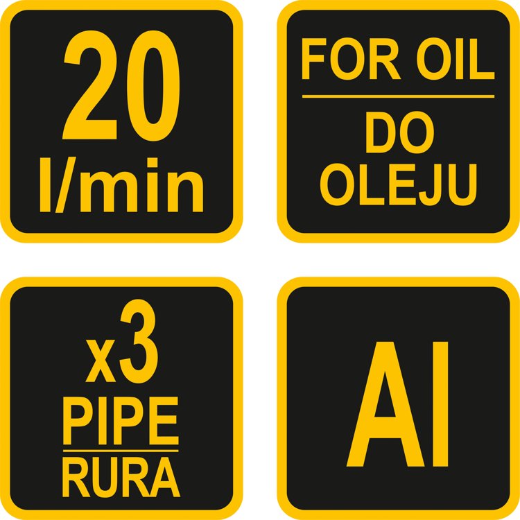Rankinė rotorinė pompa naftos produktams | aliuminė (78002)