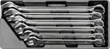 PVC TRAY WITH 6PCS COMB.SPANNERS 22-32 (YT-5532)