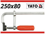 Струбцина F-типа | кованая сталь | 250x80 mm