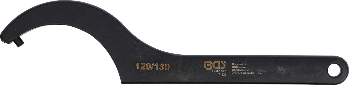 Накидной ключ с наконечником | 120 - 130 mm
