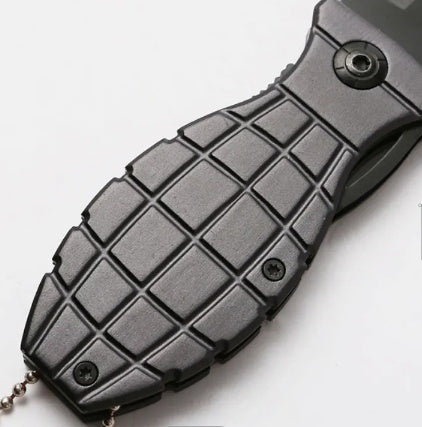 BENT KNIFE | ALUMINIUM HANDLE WITH BLACK FINISH | 15.5 CM (FK6B)