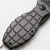 BENT KNIFE | ALUMINIUM HANDLE WITH BLACK FINISH | 15.5 CM (FK6B)