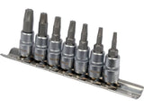 Sraigtiniai ištraukikliai | 6,3 mm (1/4") / 10 mm (3/8") | pažeistam T-Star (Torx) T10 - T40 | 7 vnt. (YT-04581)