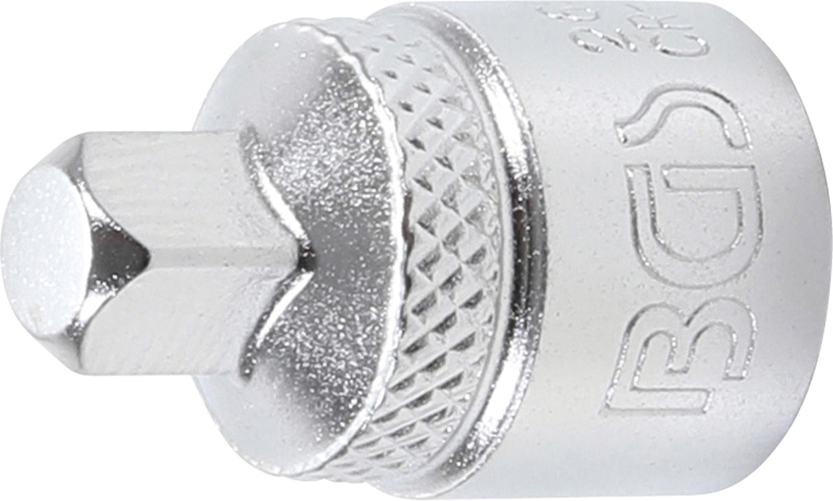 Адаптер для головок | внутренний квадрат 10 mm (3/8") - внешний квадрат 6,3 mm (1/4")