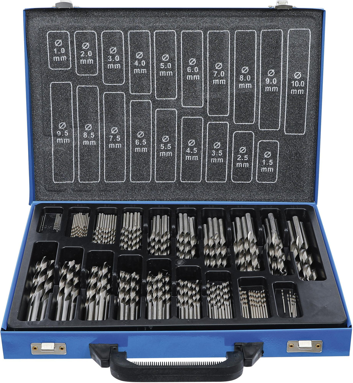 Grąžtų metalui rinkinys | HSS | Ø 1 - 10 mm | 170 vnt. (1995)